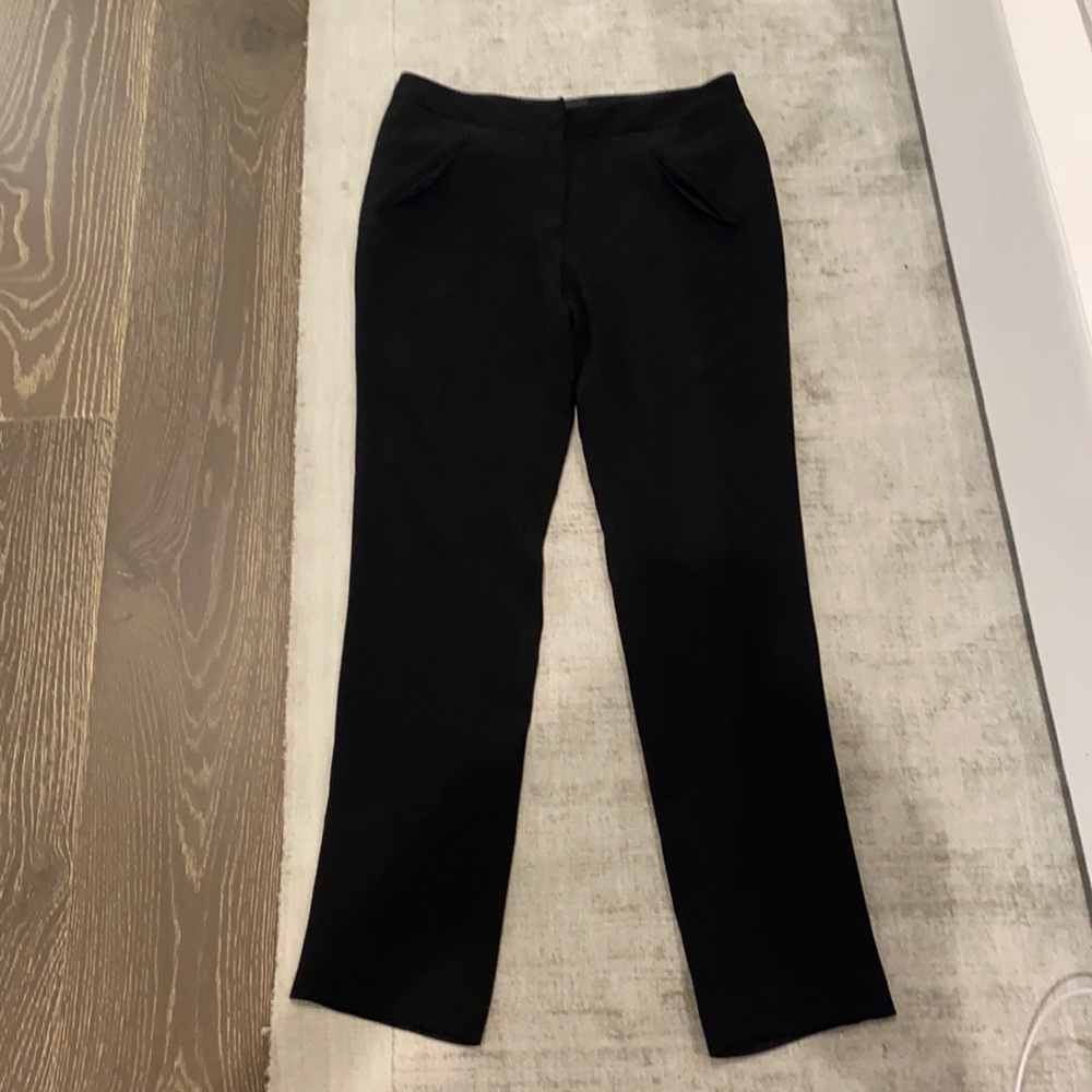 Black slack pants